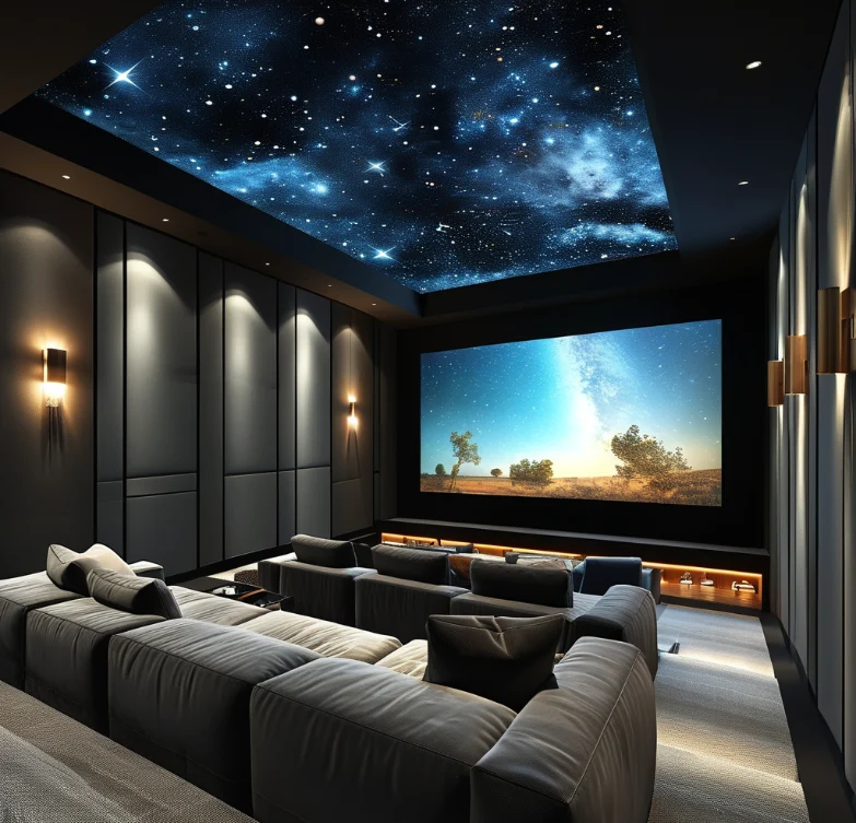 sala-de-cine-en-casa-home-cinema-marbella Home cinema en Marbella con diseño exclusivo, asientos reclinables y sonido envolvente