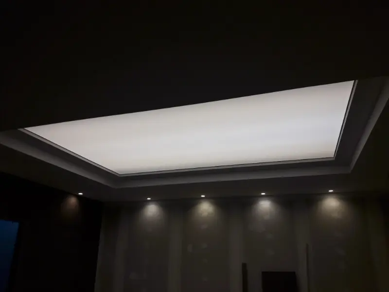 Techos tensados malaga (341) techo tensado iluminado